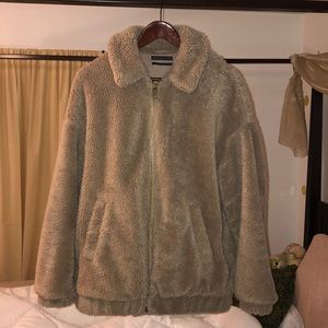 Teddy coat. Urban outfitters! Perfect condition!